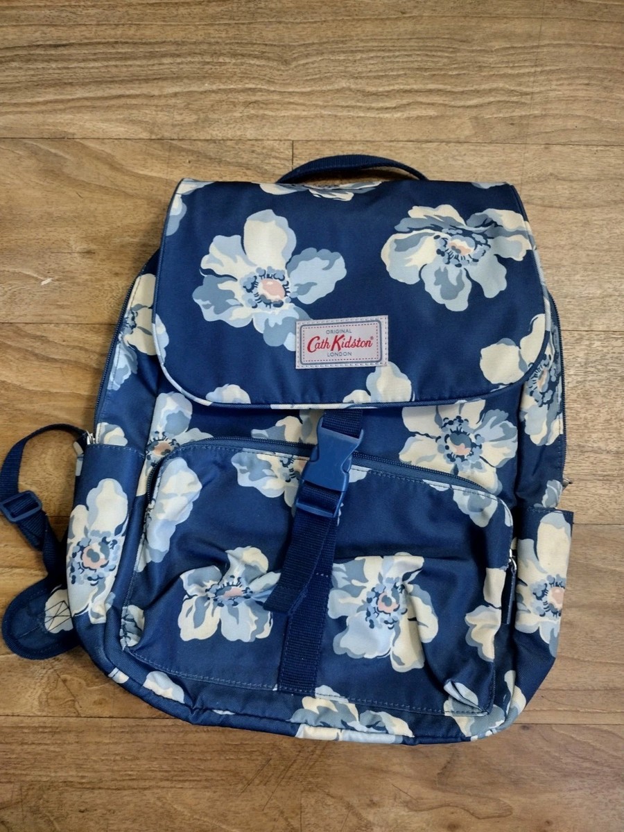 Original Cath Kidston London Floral Backpack Blue | eBay display picture 1