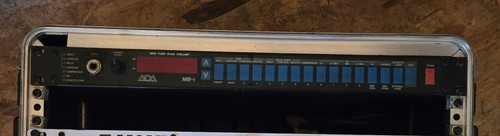 ADA MB-1 Instrument Preamp Compressor EQ Effects Loop Rack Mount Black