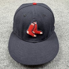 Boston Red Sox Hat Cap Fitted Mens 7 1/8 MLB Baseball 2013 World Series New Era