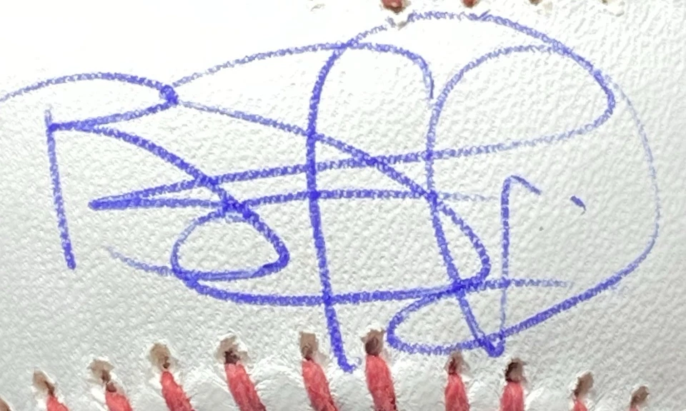 Brandon Phillips Autografiado Firmado 2012 Postemporada Rawlings Béisbol OMLB Foto 2 de 4