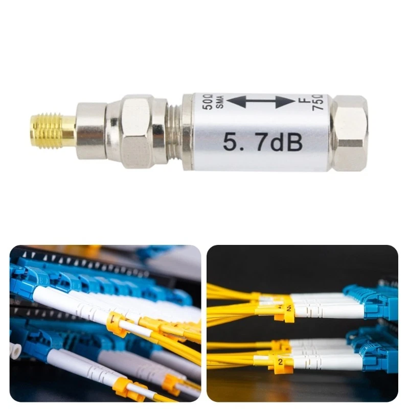 Impedance Converter 0-3.5GHz SMA Female to F Male Connector 50 -75ohm for Radio - Image 2 of 4
