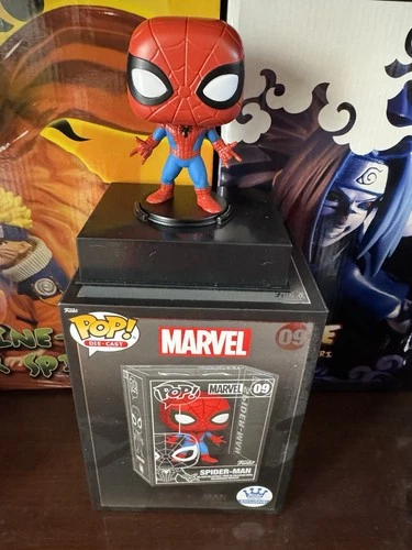 Limited Edition Spiderman Spider man Diecast Funko Pop With Box