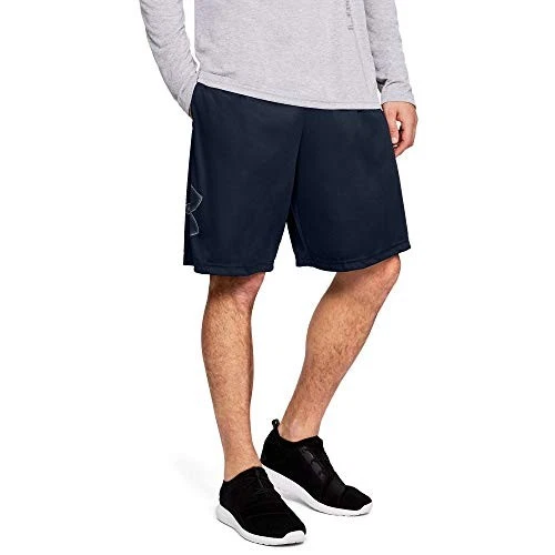 UNDER ARMOUR MEN'S LOOSE UA TECH GRAPHIC SHORTS 1306443 SIZE M - NAVY