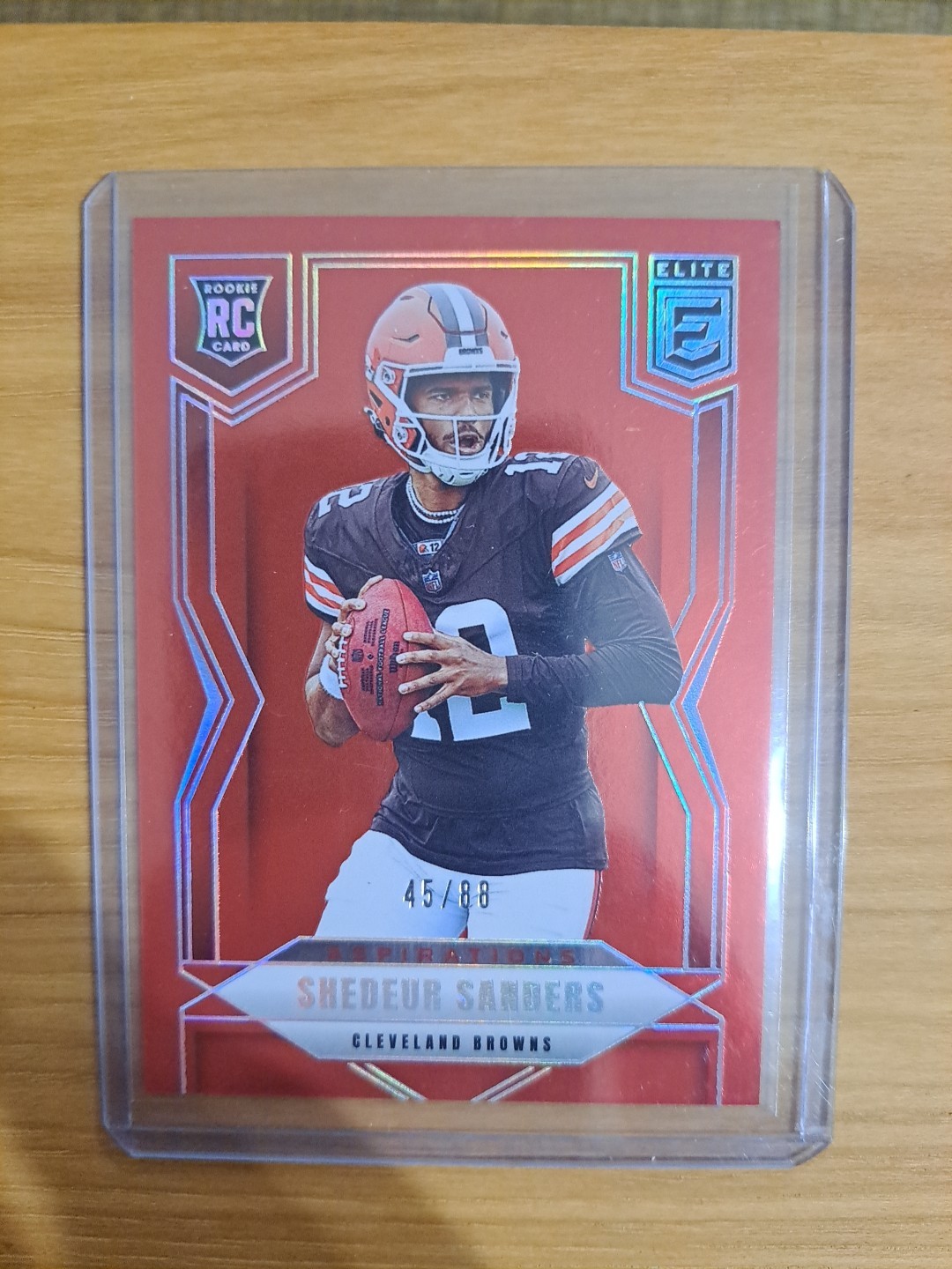 2025 Panini Donruss Elite - Rookies Shedeur Sanders #112 Red /99 (RC)