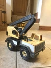 Vintage TONKA Mighty Crane / Excavator…..13” Long w/Extending Arm  Pressed Steel