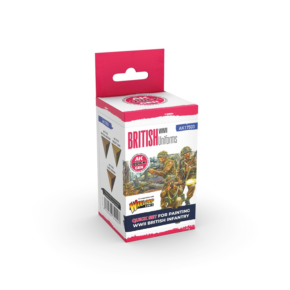 British WW2 Uniform Set AK Quick Gen Colour - AK Interactive 18ml Acrylic Paint