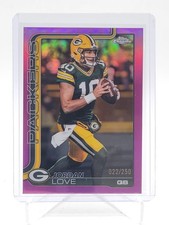 JORDAN LOVE 2025 TOPPS CHROME PINK REFRACTOR /250 #109 PACKERS Q5692