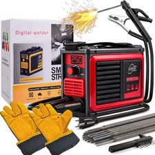 Máquina de soldadura, máquina de soldadura MMA-250A 110V mejorada, soldadora de varilla portátil...