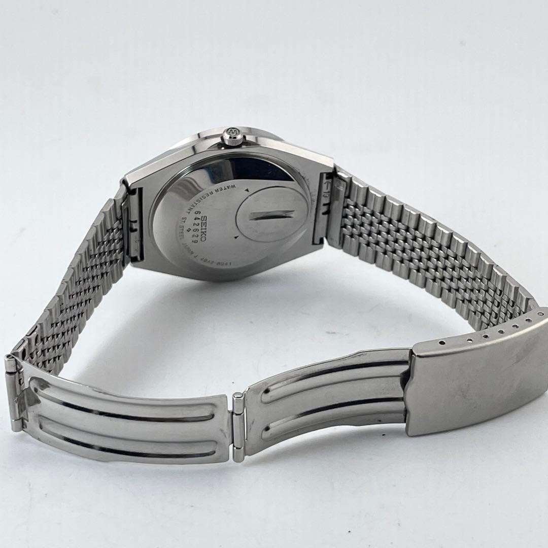 SEIKO Grand Quartz 9942-8000 Twin Quartz Silver Dial Men's Watch