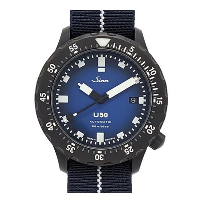 Sinn U50 1050 Automatic Mens Watch Stainless Steel 41mm Used
