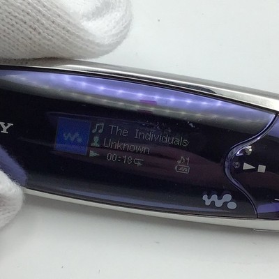 Sony NW-S203F Walkman Portable Audio Player 1GB Purple Stick Type