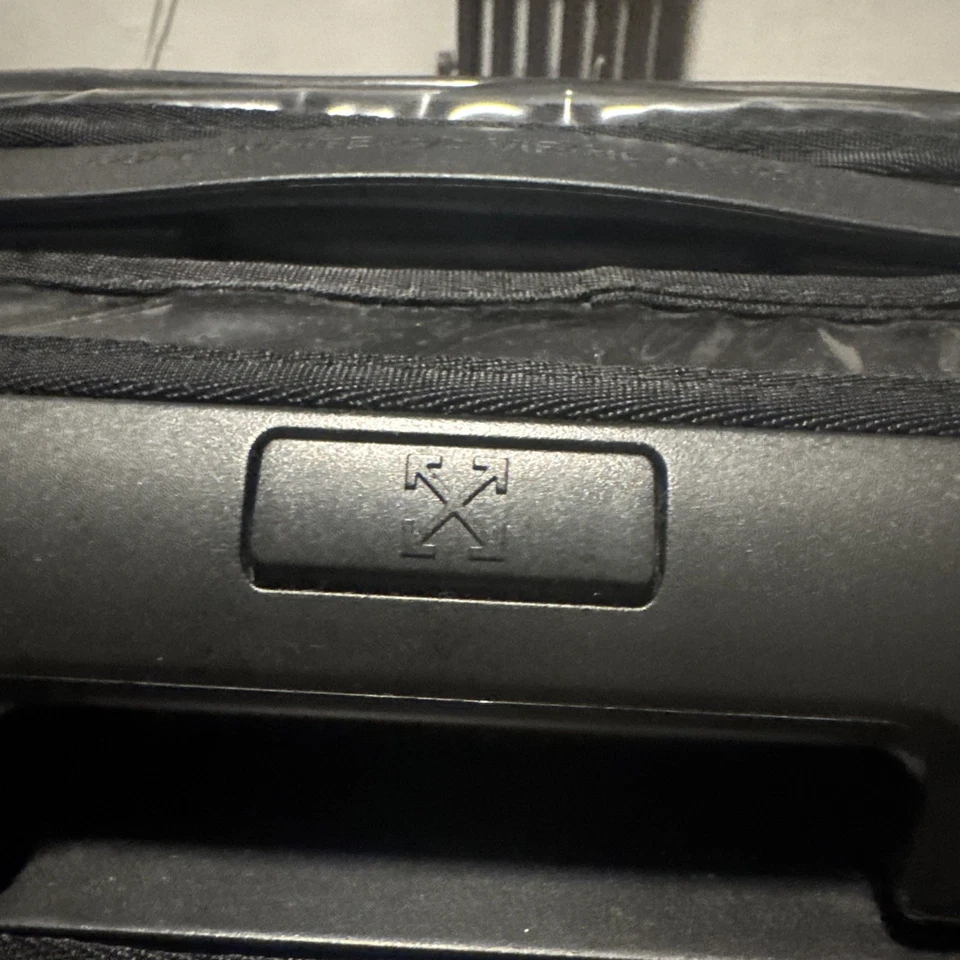 Off-White Quote Spinner Carry-On Suitcase “For Travel” Virgil Abloh 20x14x9 - Image 2 of 4