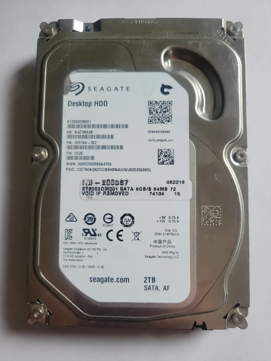 Seagate Barracuda St2000dm001 2tb for sale | eBay