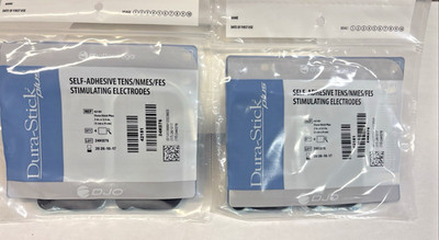 NEW 8 PACK Dura Stick Plus Electrode 2  x 3.5  / REF 42181, Rectangle  NEW.