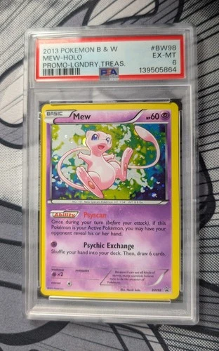 Mew BW98 Black & White Promo PSA 6 Legendary Treasures