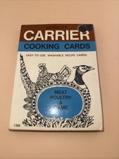 Vintage Meat, Poultry and Game Cooking Cards by Robert Carrier 1966 Complete