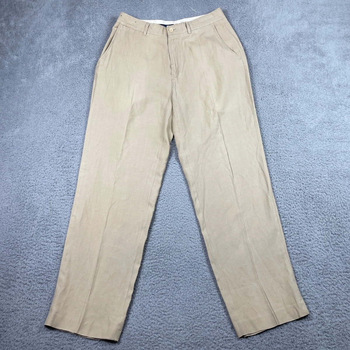 Polo Ralph Lauren Brown Linen Pants for Men for sale | eBay