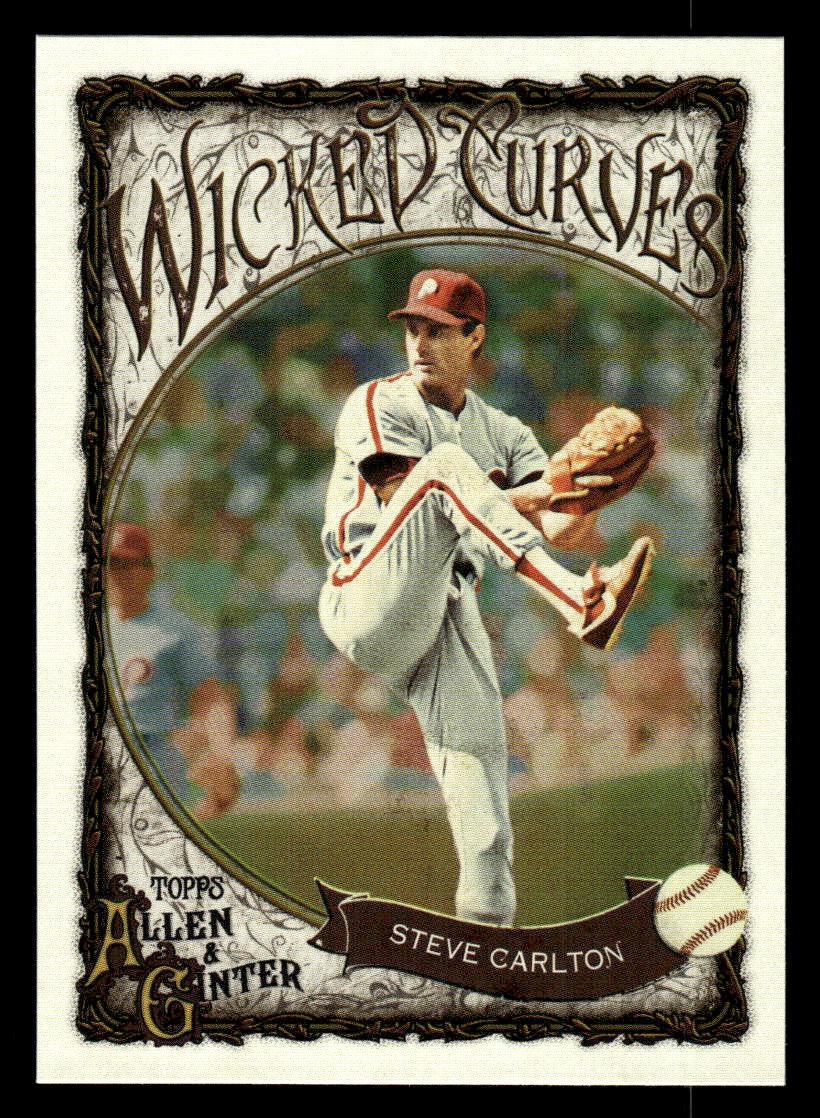 2025 Topps Allen & Ginter #WC-14 Steve Carlton Wicked Curves card
