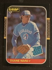1987 Leaf Duane Ward Baseball Rated Rookie Card (RC) #45 Blue Jays Pitcher VG OC. rookie card picture