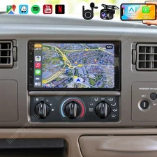 For 1999-2004 Ford F-250 F-350 Super Duty CarPlay Radio GPS Stereo Android 14
