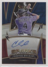 2022 Select Sparks Signatures Tri-Color Prizm 32/75 Colton Welker Auto 1u6