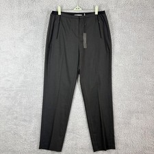 T Tahari Josie Pant Dark Grey Zip Pockets Career Dress Pants Womens US 10