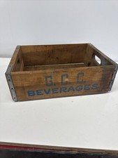 Vintage Wooden Crate G.C.C. Beverages Atlanta...