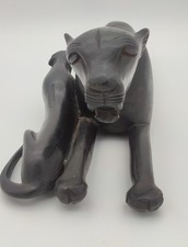 Ebenholz Statue Elefant, Holz, Handmade, für Tisch, Deko Figur