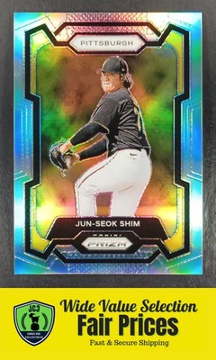 2024 Panini Prizm Silver Prizms Jun-Seok Shim #290 Pirates Baseball Card