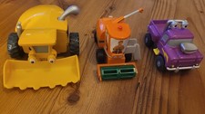Vintage Tractor Tom Toys, Wheezy(britains), Rev (Britains) And Harvey (Corgi)
