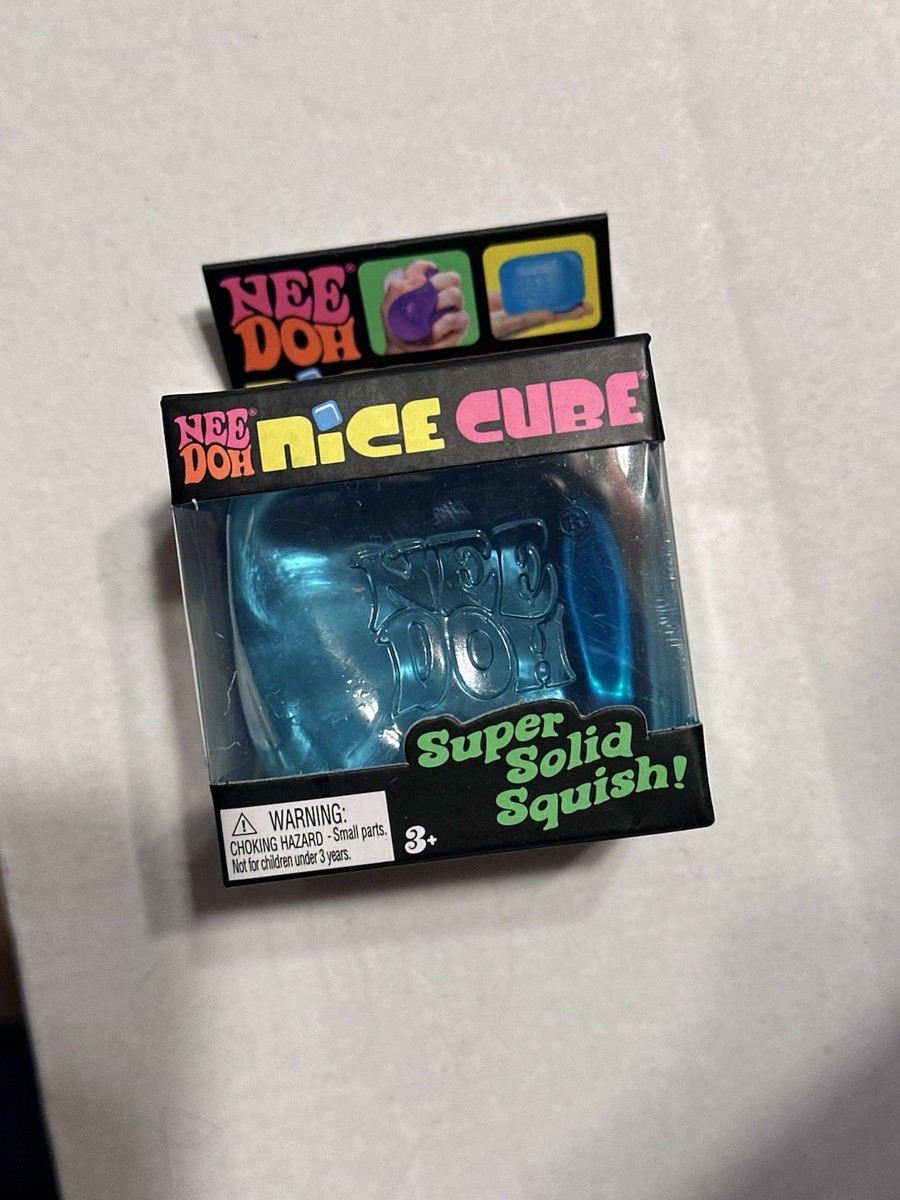 NeeDoh Nice Cube Super Solid Squeezable Stress Reliever Sensory