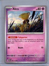 ABRA 080/167 COMMON TWILIGHT MASQUERADE POKEMON NM/M