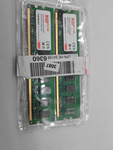 Kit 4 GB (2 X 2 GB) PC2 6400 RAM, DDR2 800 PC2-6400U 4 GB DDR2 2Rx8 CL6 1,8 V desktop - Foto 2 di 2