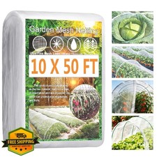 Garden Netting Pest Barrier 10 X 50FT Insect Bug Row Cover