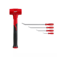 28 Oz. Dead Blow Hammer with Pry Bar Set