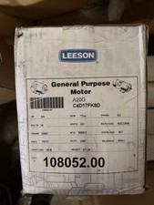 LEESON 3/4 HP 24V DC Motor C4D17FK8D 108052.00