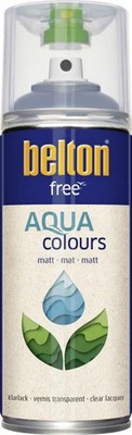 belton free Lackspray AQUAcolours 400 ml Klarlack matt  Sprühlacke