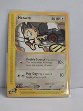 2002 Pokémon Meowth Expedition Base Set 50HP Common TCG
