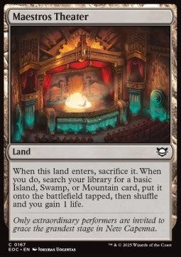 Magic/MTG Maestros Theater EOC-167 Common Englisch Neu