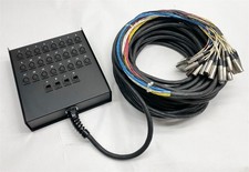 Pro Co StageMASTER 28-Channel Snake Cable Stage Box XLR 24x4 100 ft.