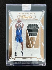 1/3 ≈1/1 ! 2023-24 Flawless Paolo Banchero Triple Diamond Swatches Tag Patch