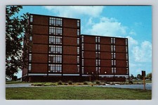 Portales NM-New Mexico, Lincoln Residence Hall, University, Vintage Postcard