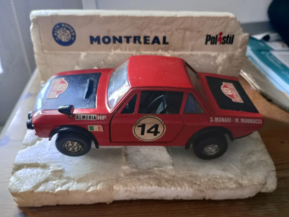 1:25 Polistil Lancia Fulvia 1600 HF Montecarlo Rally Winner 1972 Munari/Mannucci Foto 2 de 4