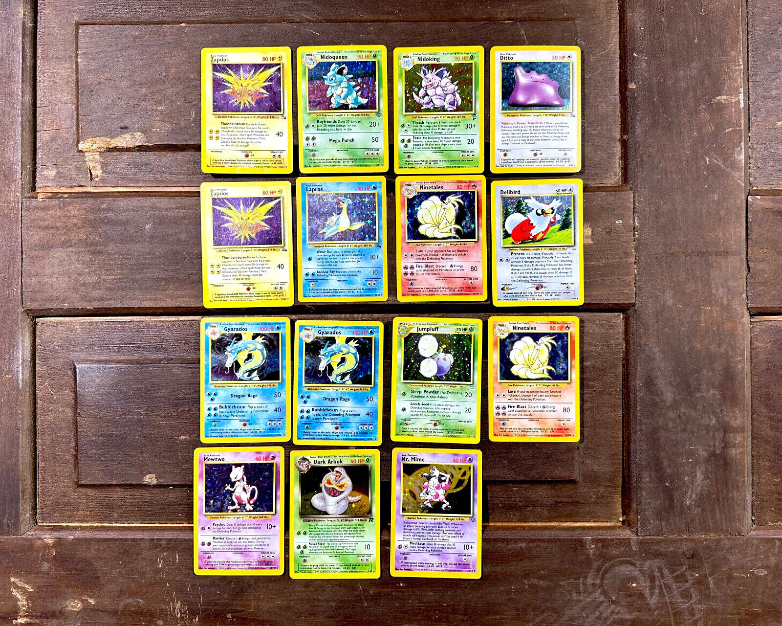 Pokemon Cards Vintage Lot Holographic Holograph Holo Set Original Collection