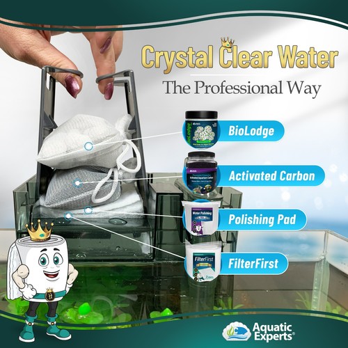 Hilo de filtro para acuario Aquatic Experts, almohadilla de filtro FilterFirst, 3/4" - 1" de grosor - Imagen 49 de 57