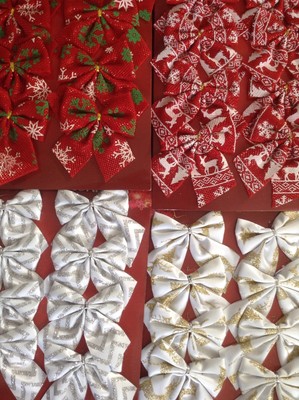 8 Geschenkschleifen 7,5 x10 Fertigschleife ...