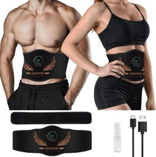 Ab Stimulator Belt, Tactical x Abs Stimulator Muscle Toner Home Office Workout E