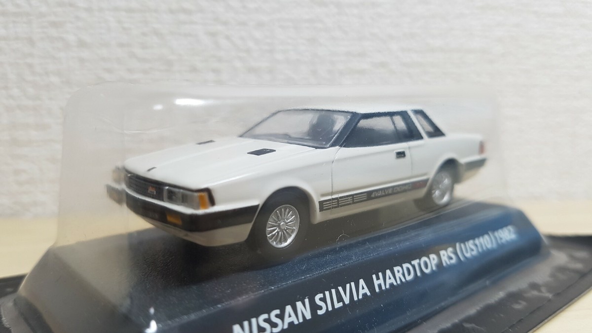 1/64 Konami Car of the 80s 1982 NISSAN SILVIA HARDTOP RS WHITE