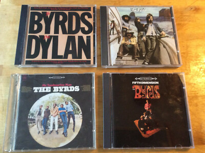 The Byrds [4 CD Alben] Mr.Tambourine Man + Fifth Dimension + & Bob Dylan +