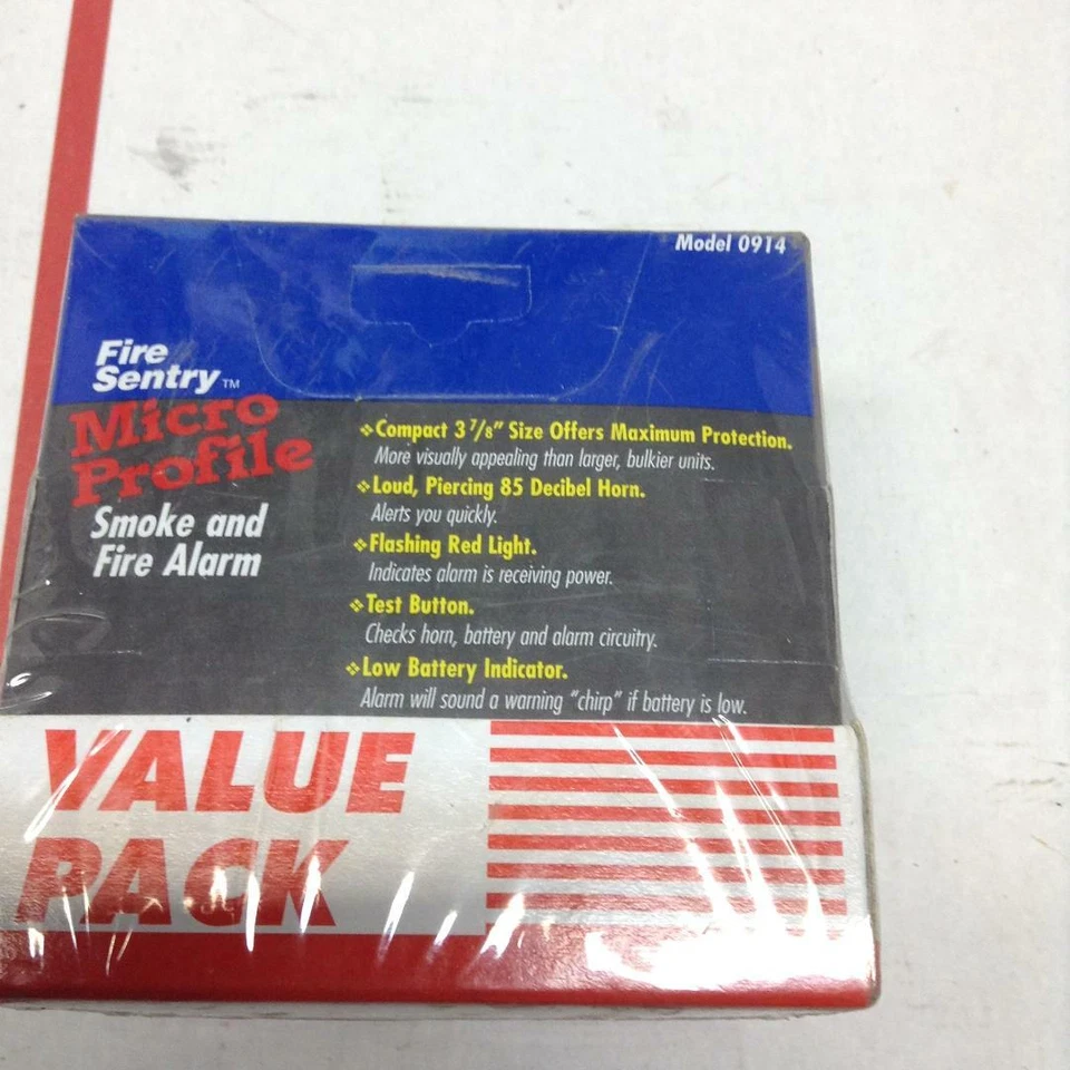 PACK DE 2 ALARMAS DE HUMO E INCENDIO por FIRE CENTRY - MICRO PERFIL   Foto 3 de 3